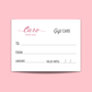 Caro Brow Bar Gift Card